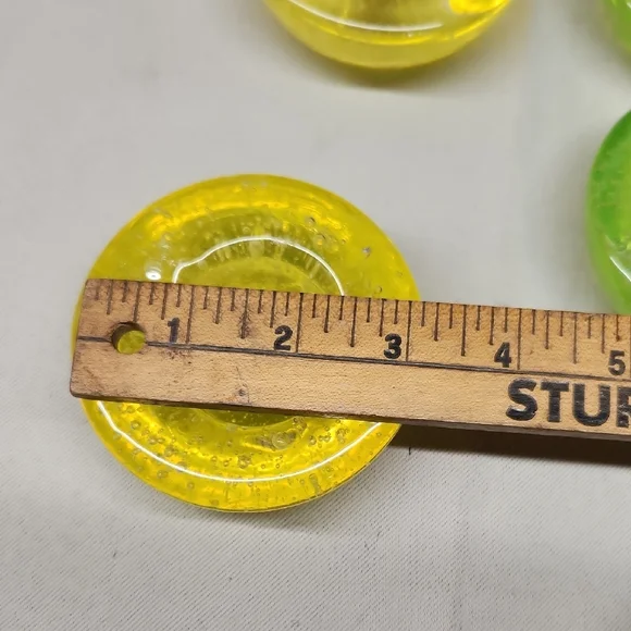 Glass Tea Light Set Vibrant Colors - Picture 5 of 7